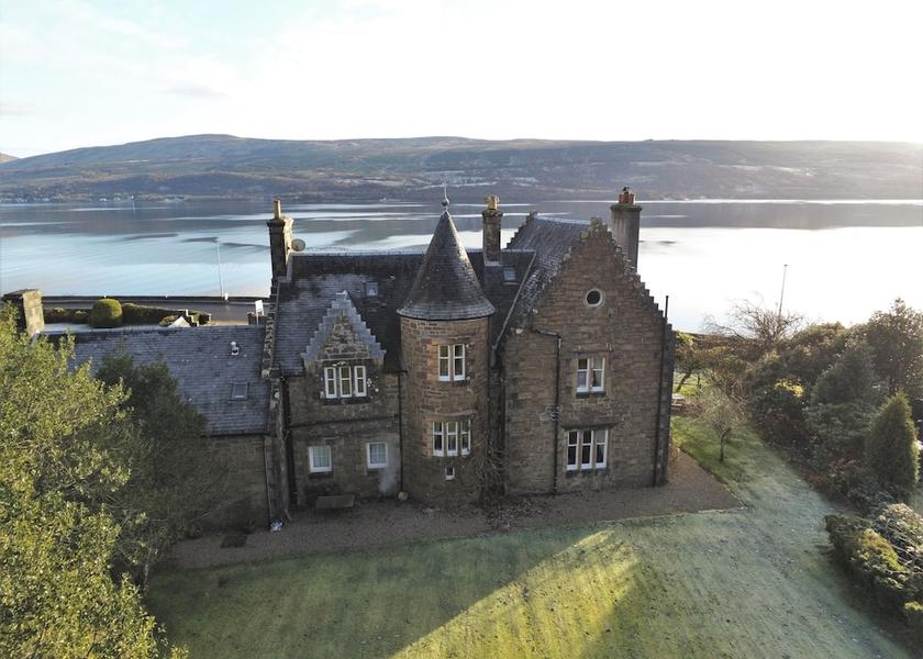 Scotland Inveraray Aerial View