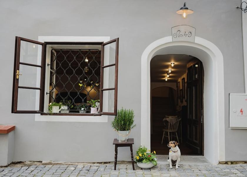 South Bohemia (region) Cesky Krumlov Facade