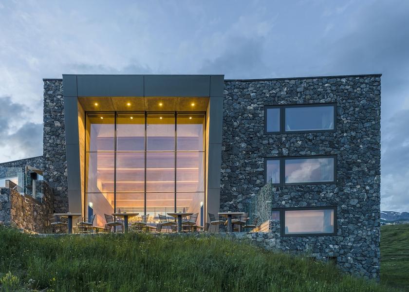 Valais Lens Exterior Detail