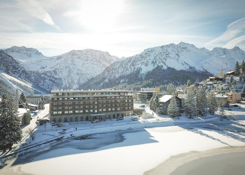 Graubünden Arosa Front of property