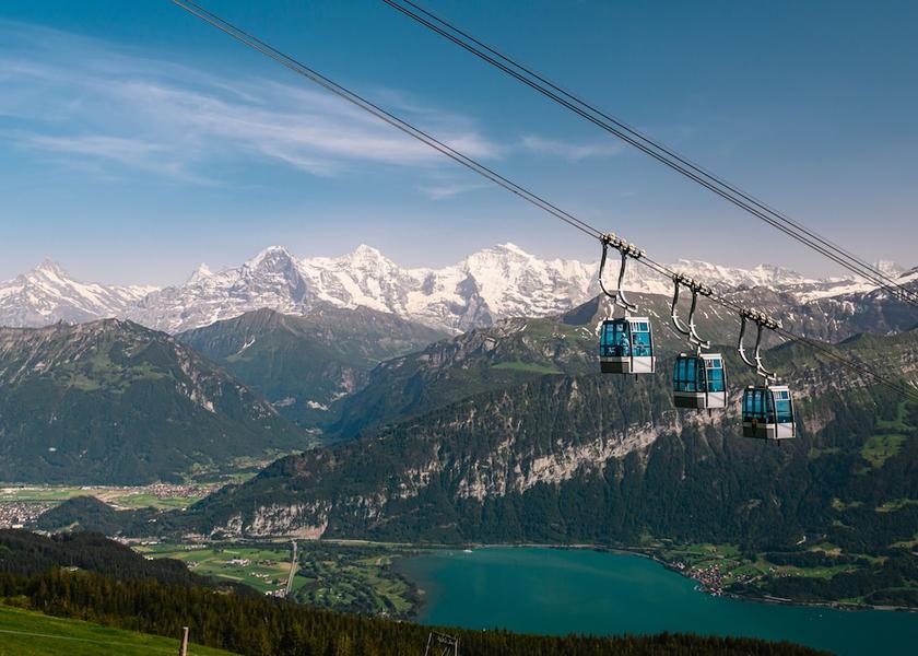 Canton of Bern Beatenberg Aerial view