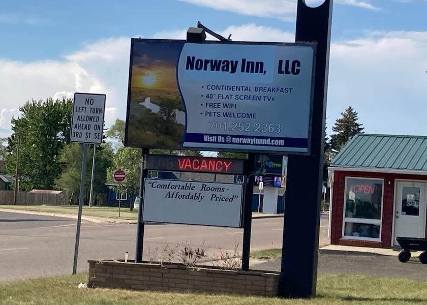 North Dakota Jamestown Facade