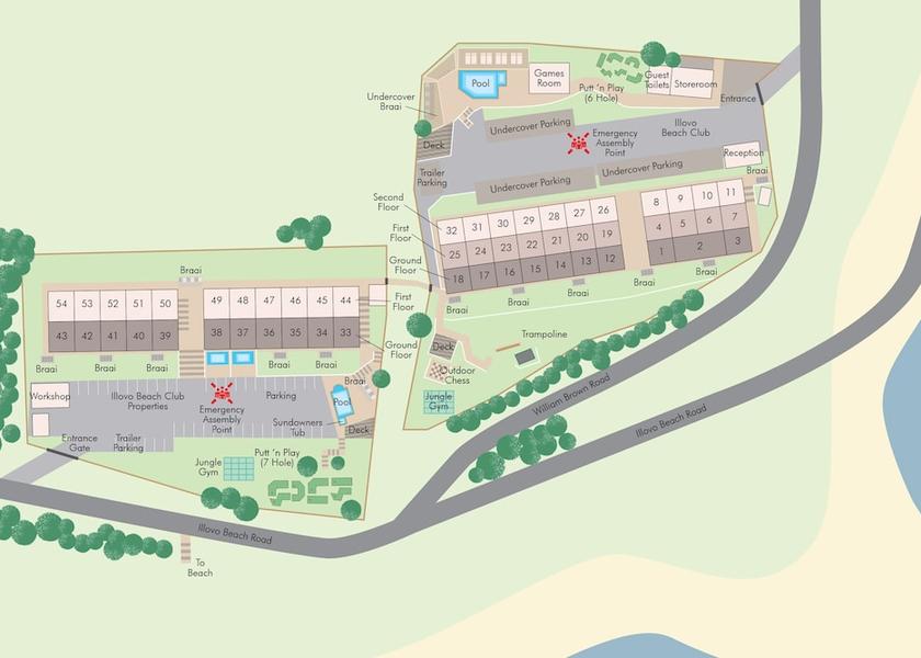 Kwazulu-Natal Kingsburgh Property Map