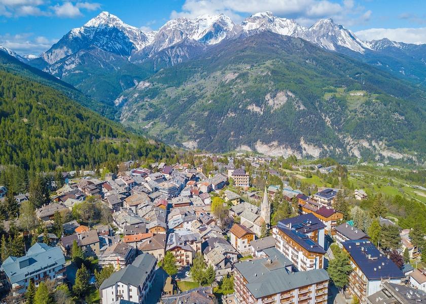 Piedmont Sauze d'Oulx Aerial View