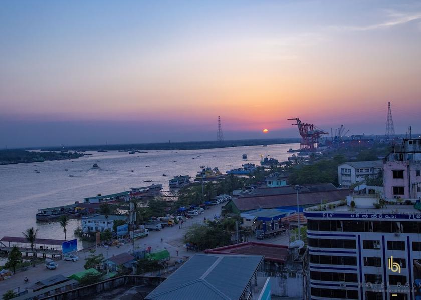 Yangon Region Yangon City view from property