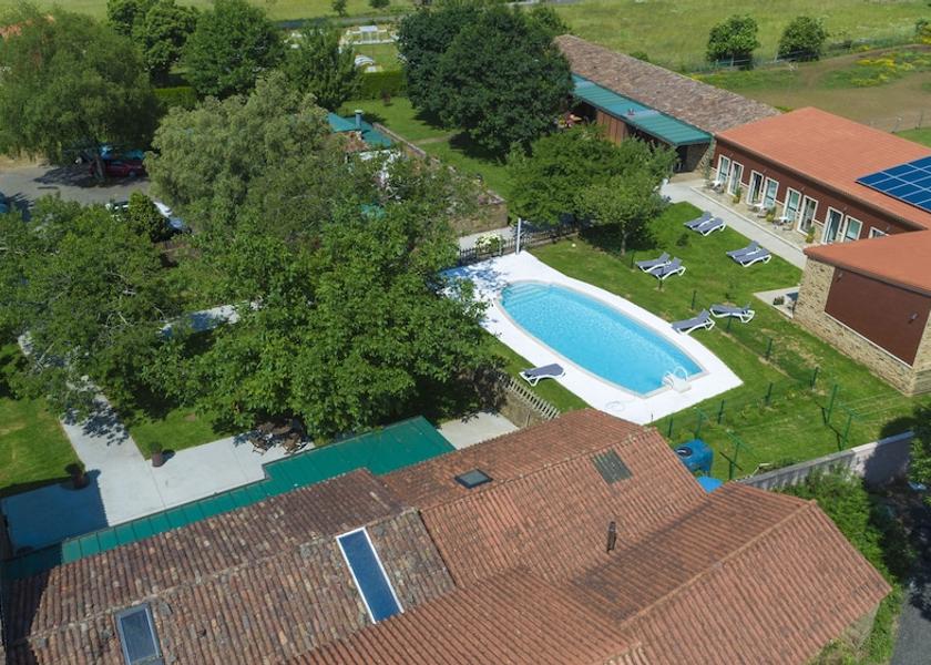 Galicia O Pino Aerial View