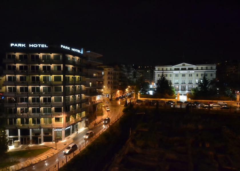 Central Macedonia Thessaloniki Front of property - evening/night