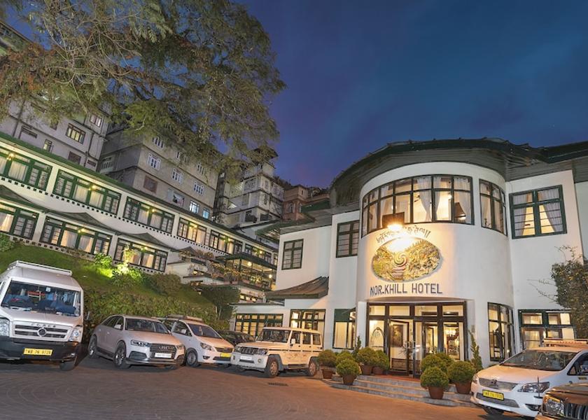 Sikkim Gangtok Front of property - evening/night