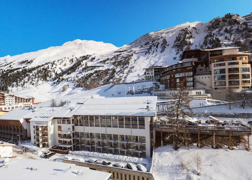 Tyrol Soelden Aerial View