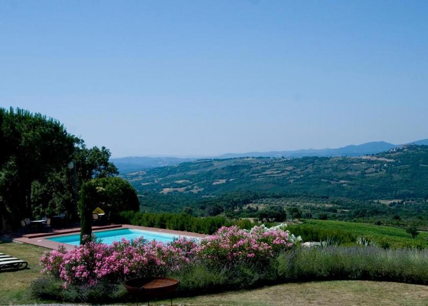 Tuscany Civitella Paganico view
