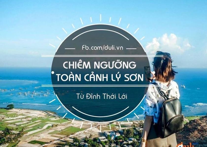 Quang Ngai Ly Son Aerial View