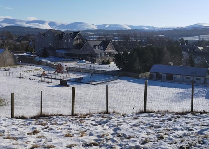 Scotland Kingussie View from Property