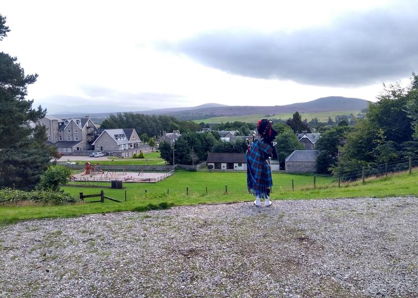 Scotland Kingussie View from Property
