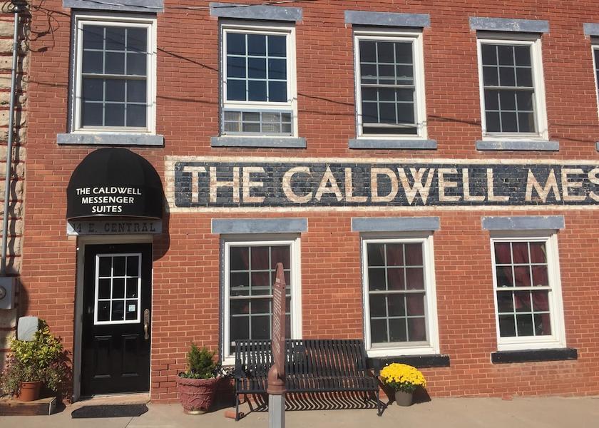 Kansas Caldwell Entrance