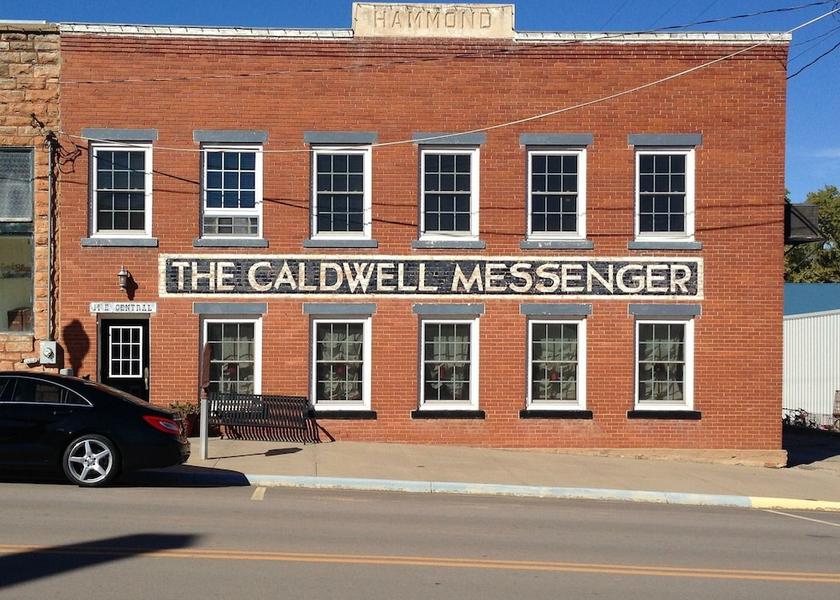 Kansas Caldwell Entrance