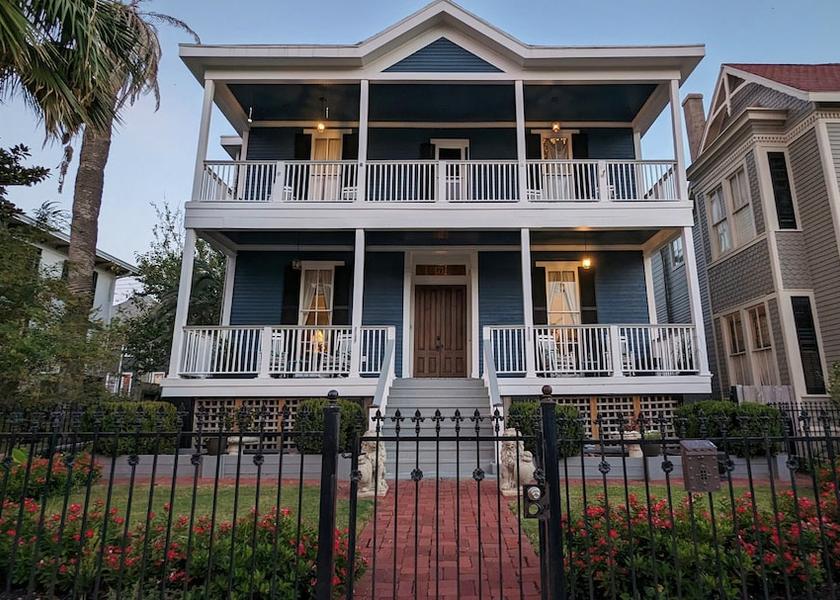 Texas Galveston Exterior Detail