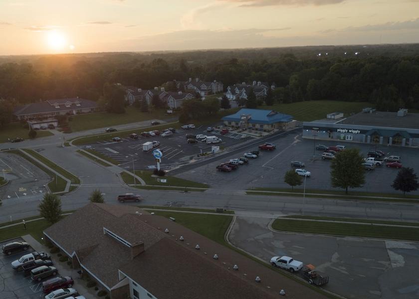 Wisconsin Waupun Aerial View
