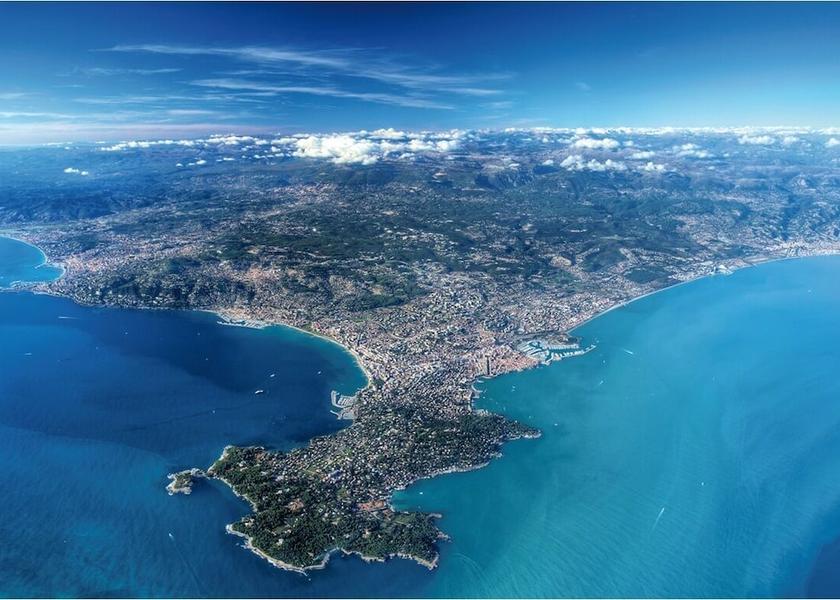 Provence - Alpes - Cote d'Azur Vallauris Aerial View