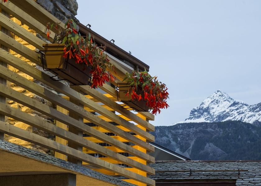Lombardy Chiesa in Valmalenco Exterior Detail
