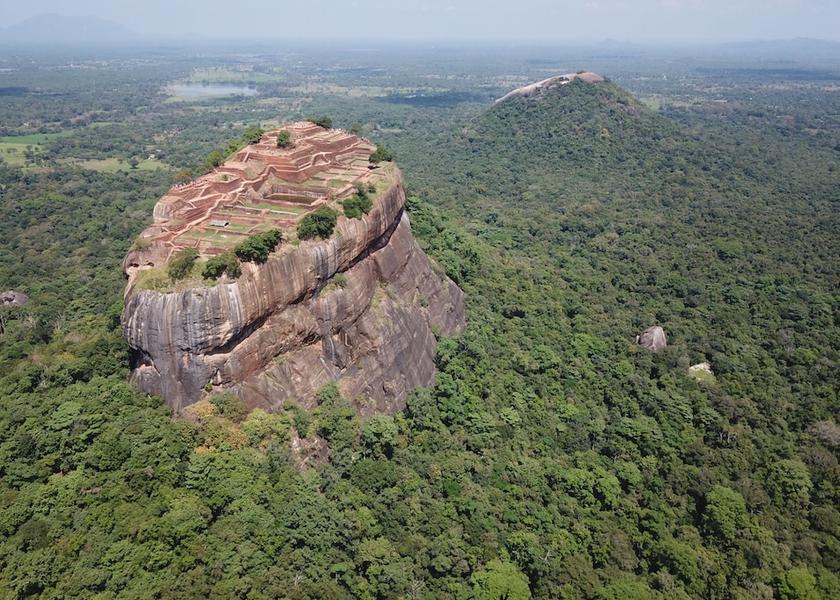Central Province Sigiriya Aerial view