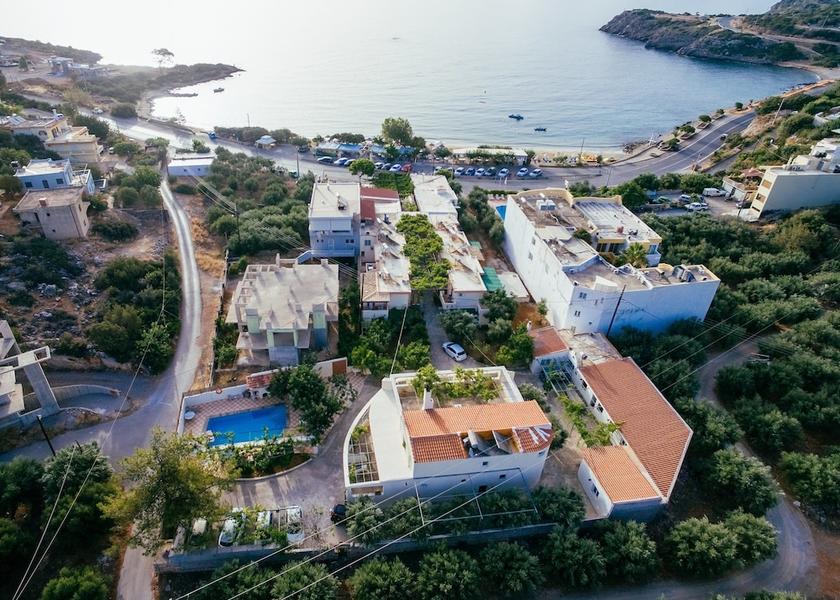 Crete Agios Nikolaos Aerial View