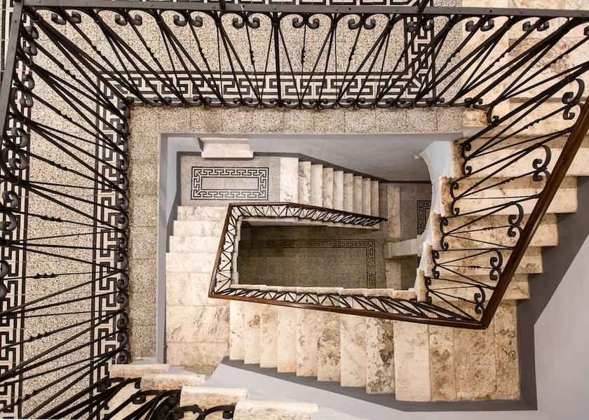 Tuscany Abbadia San Salvatore Staircase
