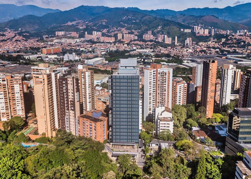 Antioquia Medellin Aerial View