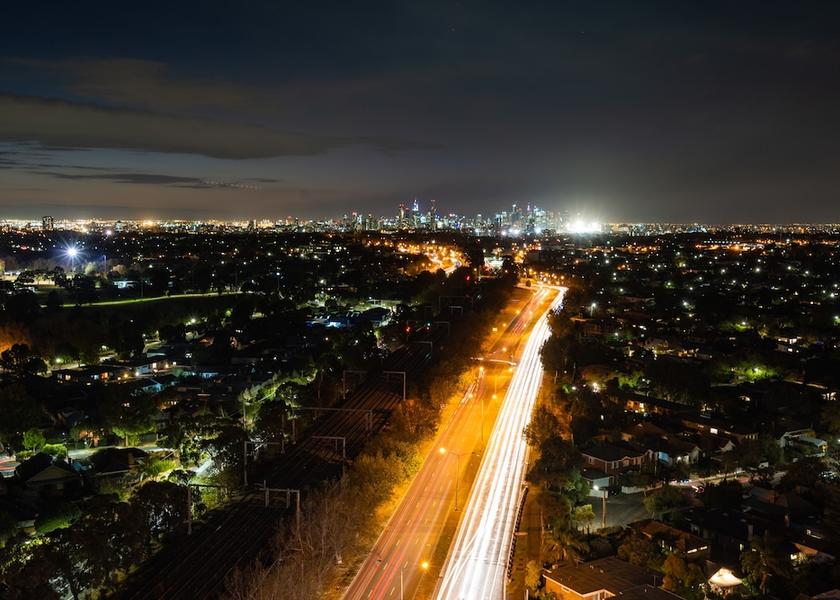 Victoria Melbourne View from property
