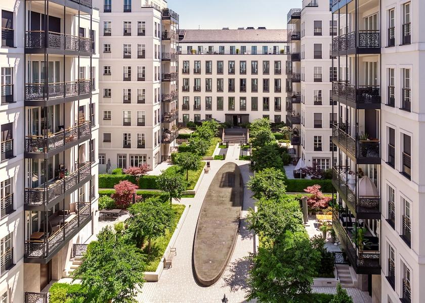 North Rhine-Westphalia Düsseldorf Balcony view