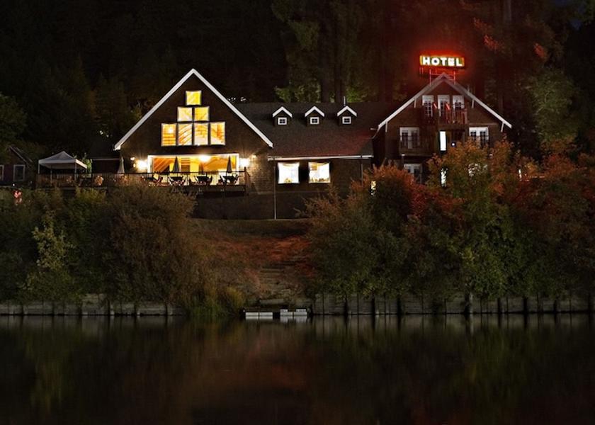 California Monte Rio Front of property - evening/night