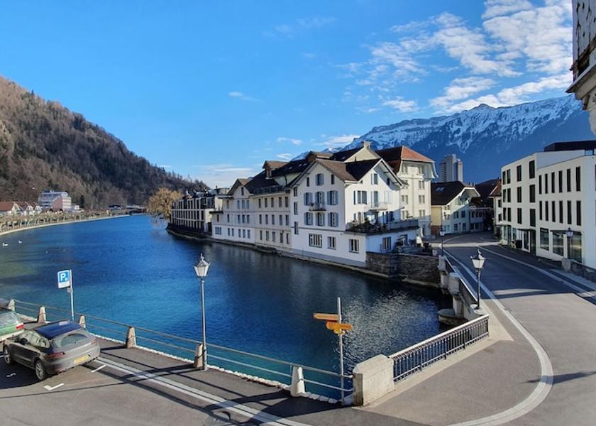 Canton of Bern Unterseen Mountain view