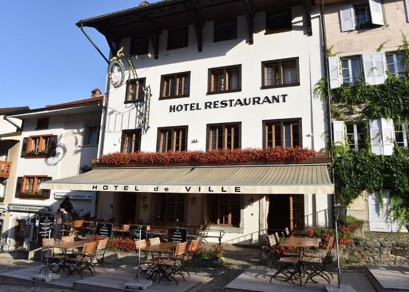 Canton of Fribourg Gruyeres Exterior Detail