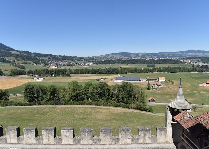 Canton of Fribourg Gruyeres Exterior Detail