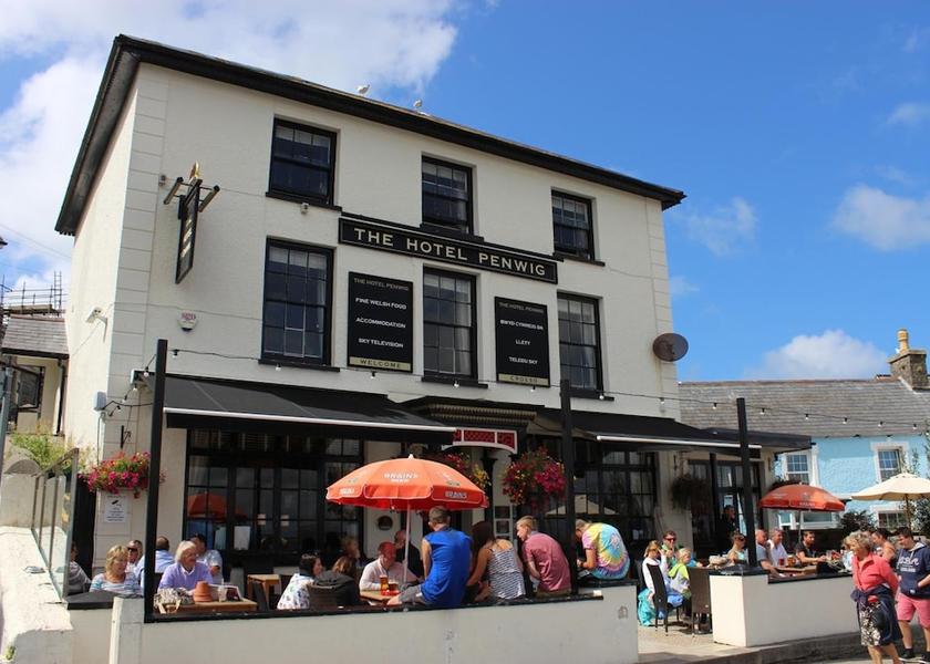 Wales New Quay Exterior Detail