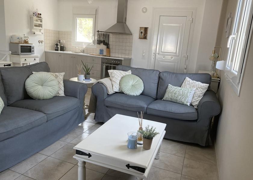 Crete Island Rethymnon Living Area