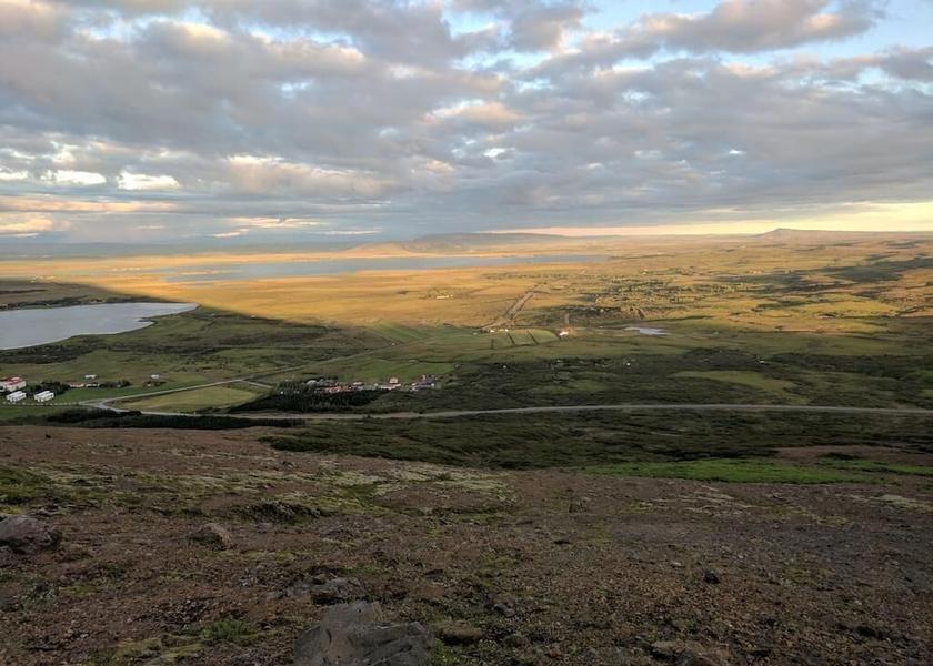 South Iceland Blaskogabyggd Aerial View