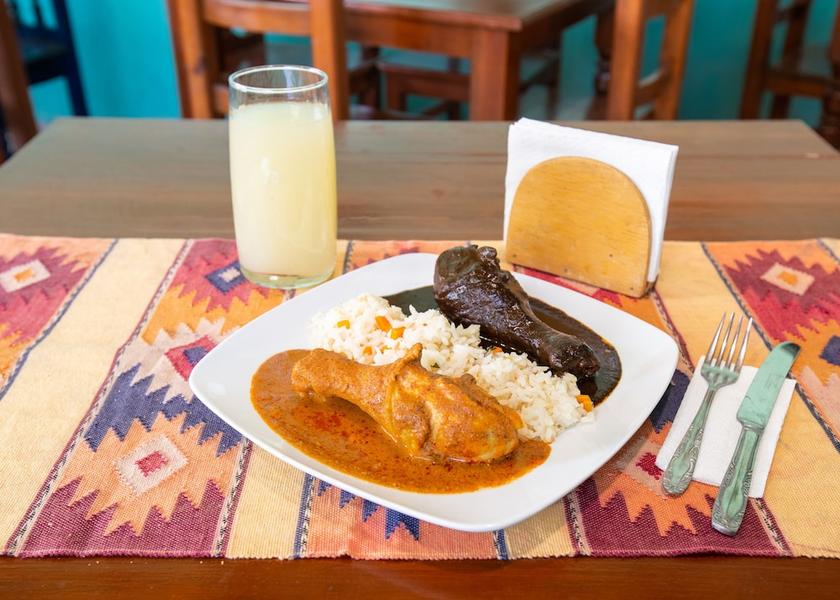 Oaxaca San Pablo Villa de Mitla Breakfast buffet