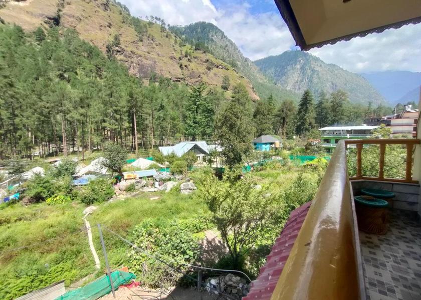 Himachal Pradesh Kasol Hotel View