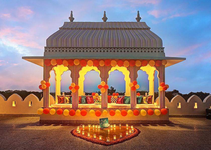 Rajasthan Jaipur Rooftop terrace