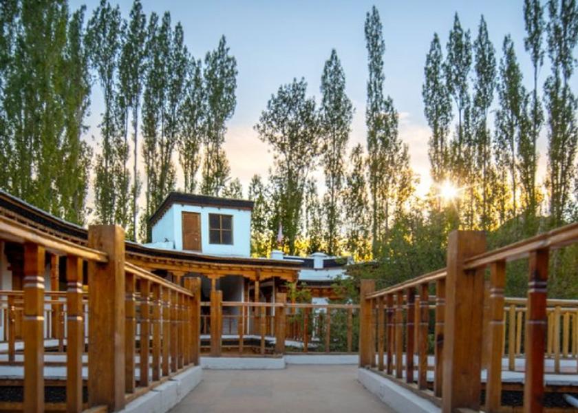 Ladakh Leh Hotel View