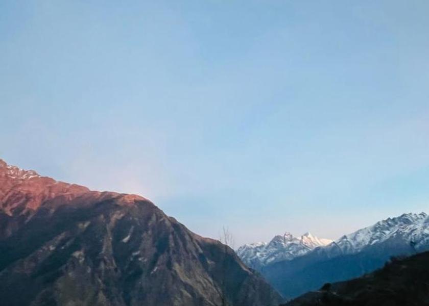 Uttarakhand Joshimath Hotel View