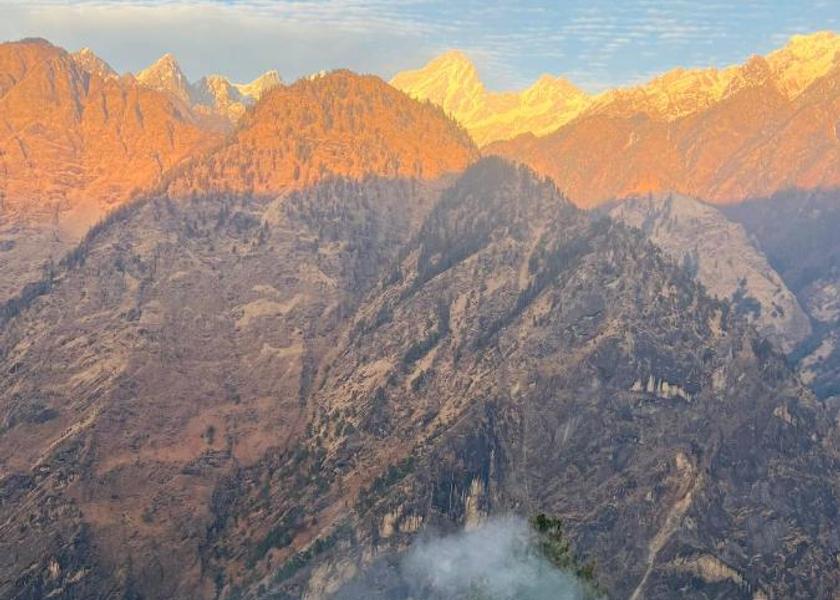 Uttarakhand Joshimath Hotel View