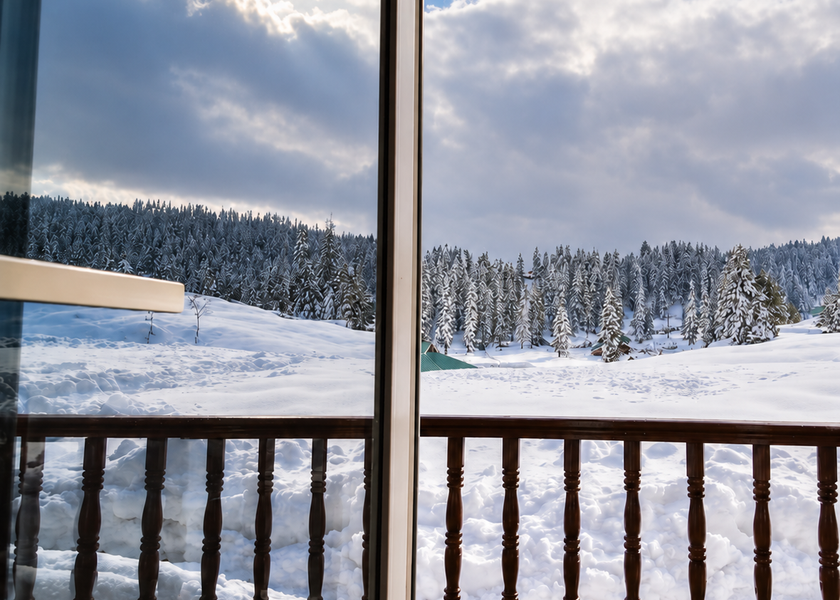 Jammu and Kashmir Gulmarg Hotel View