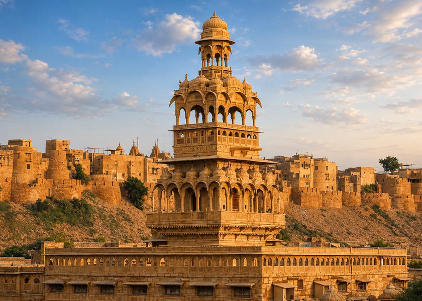 Rajasthan Jaisalmer Hotel View