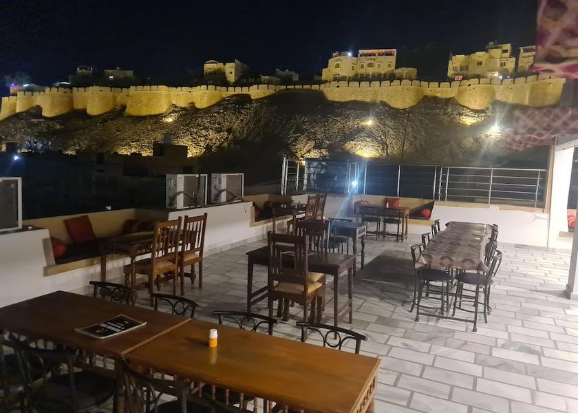 Rajasthan Jaisalmer Breakfast area
