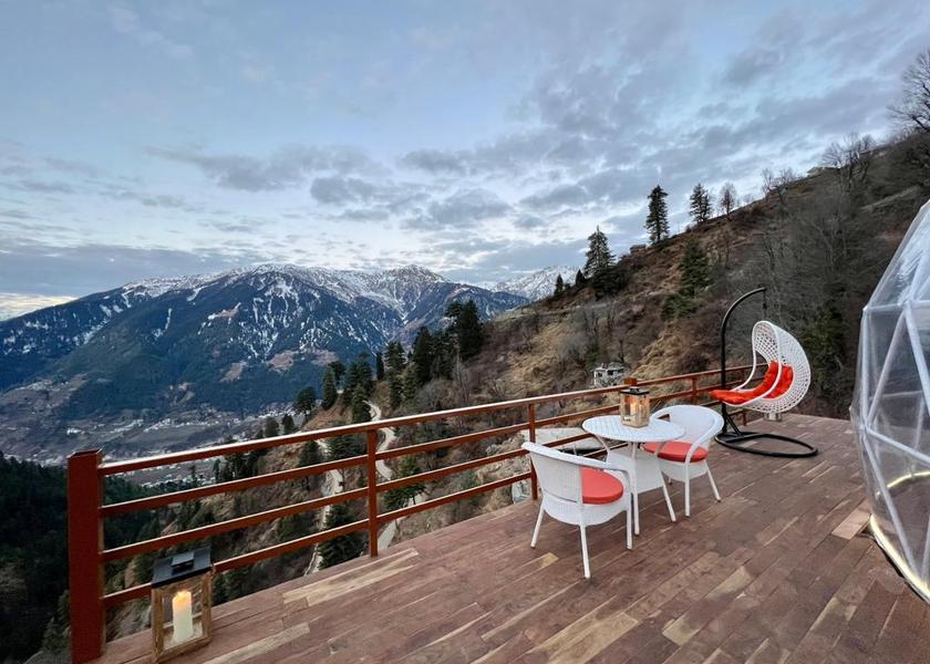 Himachal Pradesh Manali View from Property