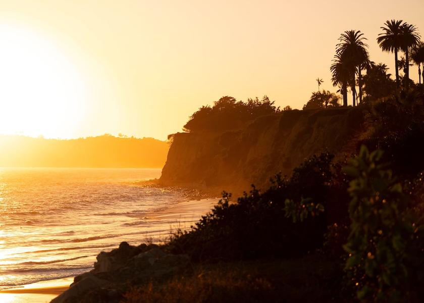 California Santa Barbara Beach