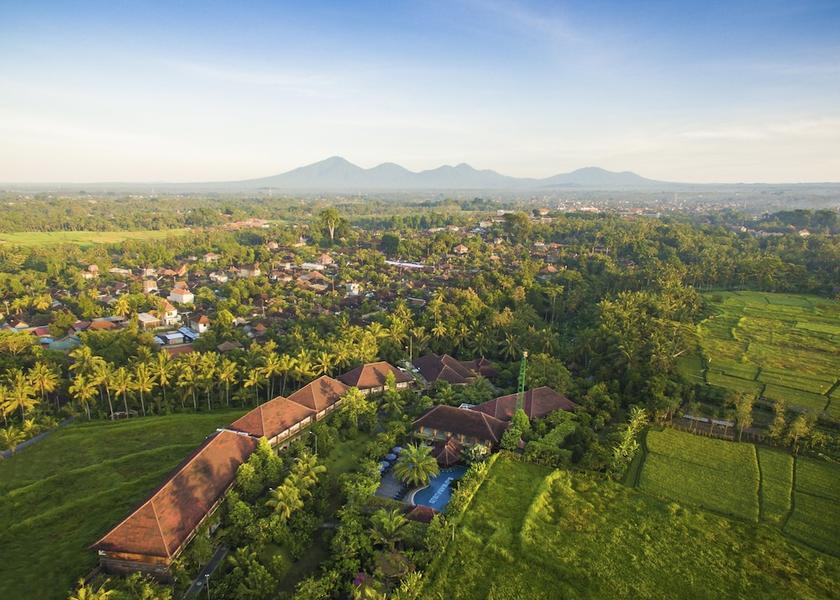 Bali Ubud Aerial view
