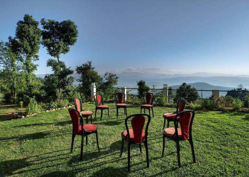 Uttarakhand Kausani Outdoor Sitting Area