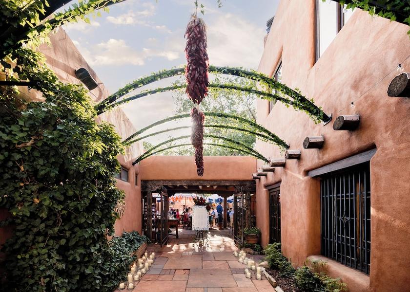 New Mexico Santa Fe Outdoor Wedding Area